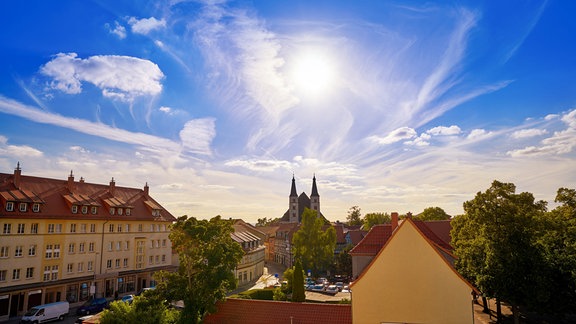 Skyline von Nordhausen im Harz