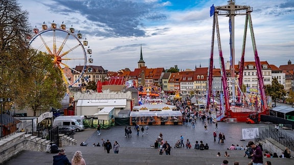 Erfurter Oktoberfest auf dem Domplatz