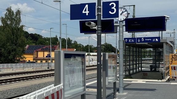 Der Bahnhof in Gößnitz wird wegen Bauarbeiten demnächst gesperrt