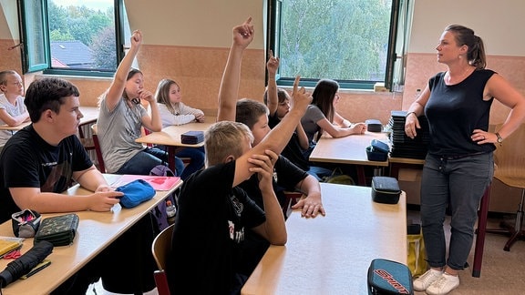 In Meuselwitz lernen die Luckaer Schüler in ihren bisherigen Stammklassen. Die neuen Fünften allerdings lernen in gemischten Klassen mit Meuselwitzer Kindern.