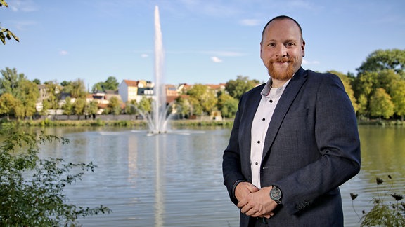 Thomas Jäschke (SPD) will bei der Kommunalwahl 2024 Oberbürgermeister von Altenburg werden.