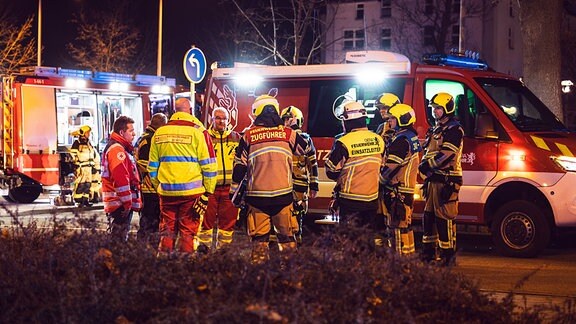 Einsatzgespräch der Feuerwehr