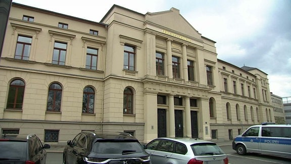 Das Landgericht in Gera von außen