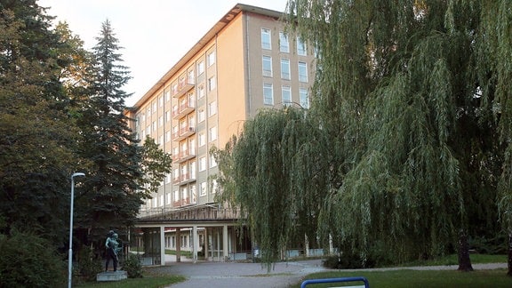 Das frühere Bettenhaus des Geraer-Krankenhauses in Gera. (Archivfoto)