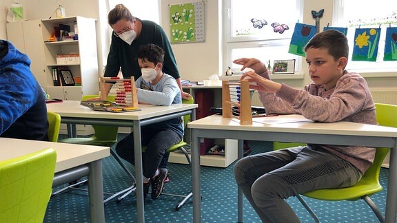 Unterricht in der Förderschule Schleiz