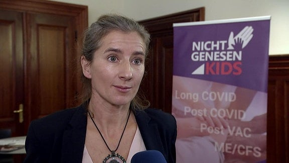 Elena Lierck von der Elterninitiative NichtGenesenKids