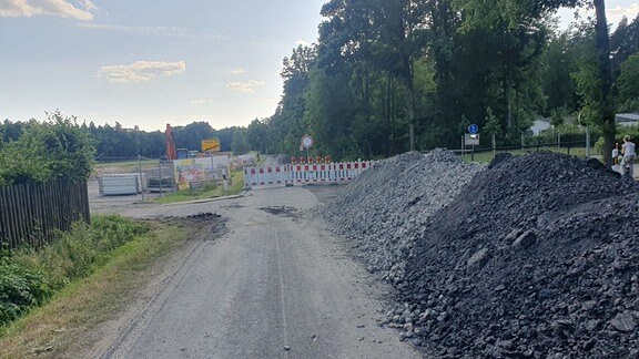 die Baustelle in Stadtroda