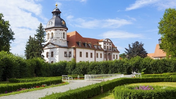 Schlosspark mit Blick zum Schloss Christiansburg, 2013