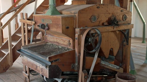 Historische Technik in alter Mühle Döbritz