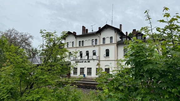 Oberer Bahnhof in Pößneck.