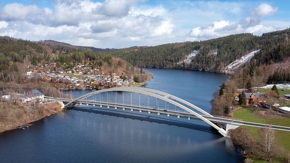 Entwurf einer Brücke über den Hohewartstausee