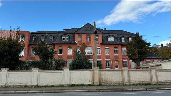 Außenansicht der Gemeinschaftsunterkunft Rudolstadt