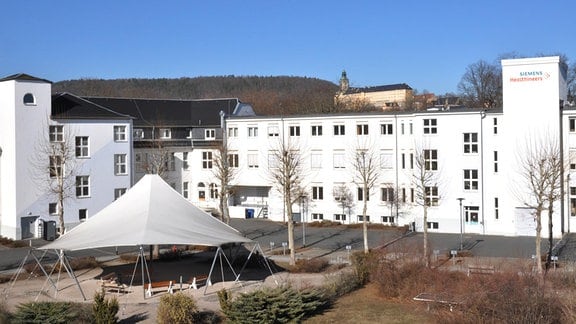 Großes Gebäude am Siemens Healthineers Standort in Rudolstadt