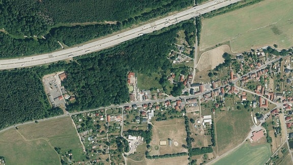 Luftbild von Stadtroda