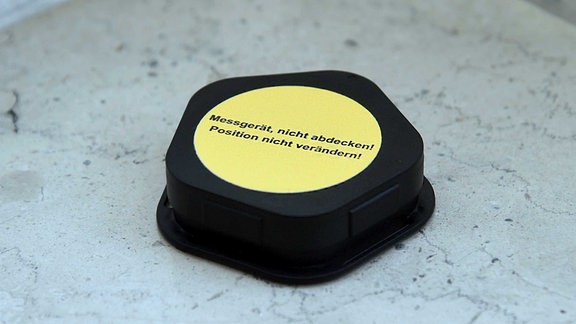Ein Dosimeter, mit dem Radonaufkommen gemessen werden kann.
