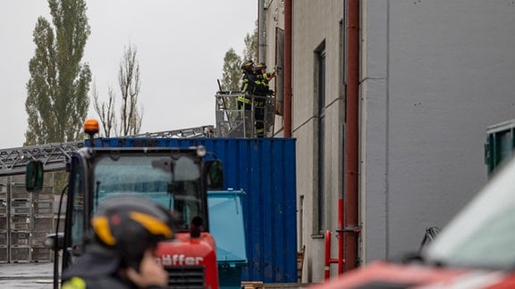 Feuer im Gewerbepark Hildburghausen