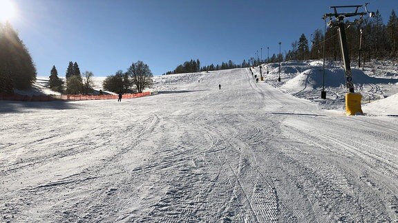 Skipiste in Skiarea Heubach.