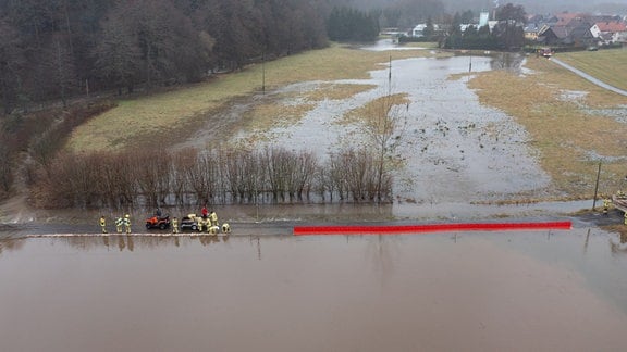 Hochwasser breitet sich aus.