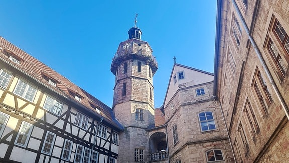 Der Turm von Schloss Bertholdsburg