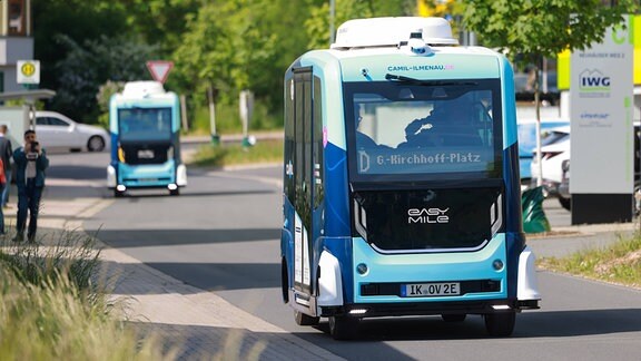 Fahrerloser Bus Camil in Ilmenau