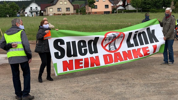 Demo Südlink Fambach 2020