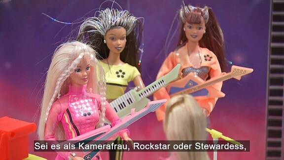 Barbie Puppen mit Gitarren