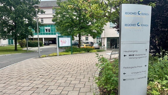 Der Standort Sonneberg des Regiomed-Klinikkonzerns.