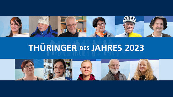 Elf Kandidaten stehen zur Abstimmung zum Thüringer des Jahres 2023