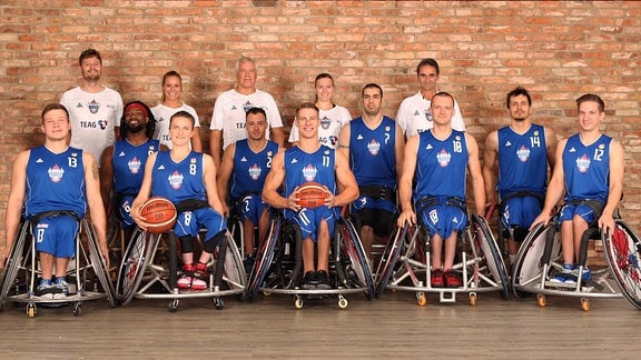 Teamfoto der RSB Thuringia Bulls 