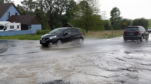 Unwetter Südthüringen