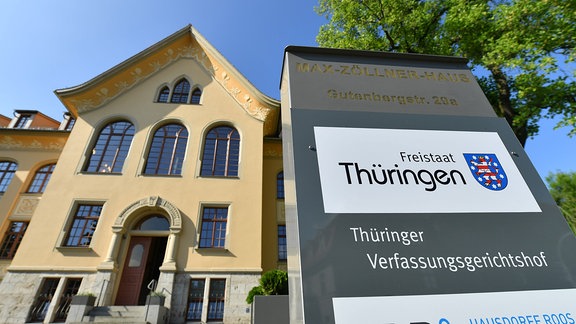 Der Sitz des Thüringer Verfassungsgerichtshofes in Weimar