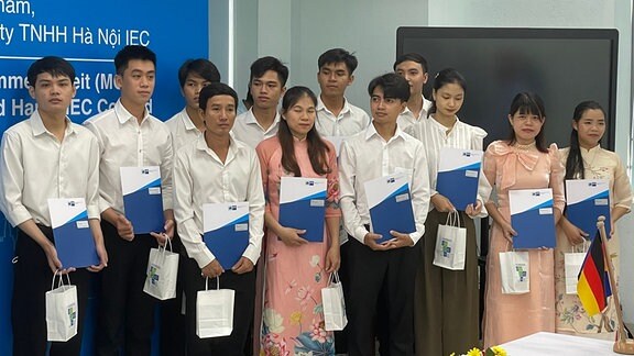 Vietnamesische Fachkräfte, die im Frühjahr 2024 nach Thüringen kommen sollen