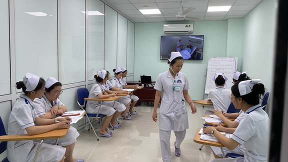 Krankenschwestern an der Medical University Da Nang