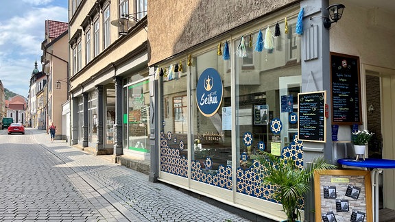 Leben statt Leerstand: Das Café Seiku in der Goldschmiedenstraße.