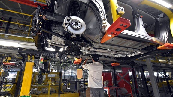 Montage des Grandland bei Opel Eisenach