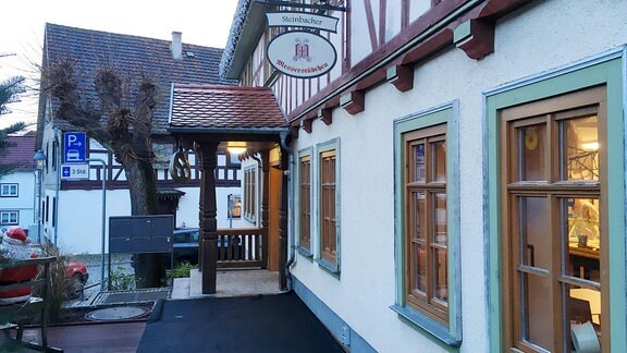 Die Gaststätte "Messerstübchen" in Steinbach, einem Orteil von Bad Liebenstein im Wartburgkreis.