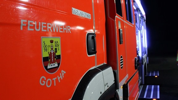 Die Freiwillige Feuerwehr Gotha-Stadtmitte beim Training