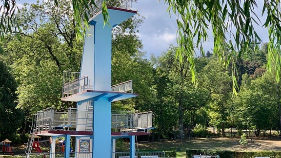 Zehnmeter-Turm im Schwimmbad Friedrichroda