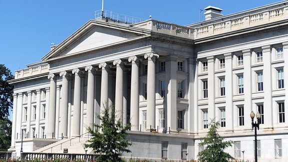 Das US-Finanzministerium in Washington.