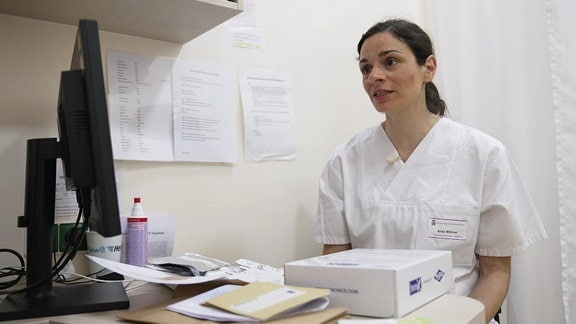 Anita Mähner, Gynäkologin am Krankenhaus St. Elisabeth in Leipzig