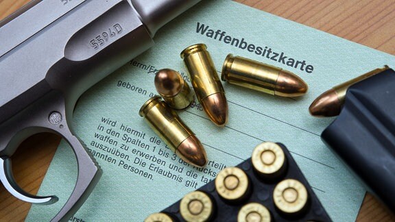 Handfeuerwaffe, Munition und Waffenbesitzkarte 