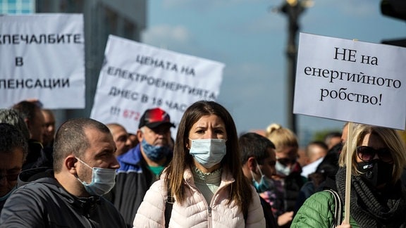 Bulgarien Energiekrise Heizen Protest