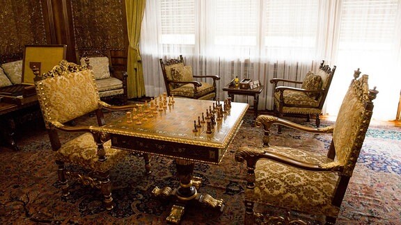 Schachbrett aus Ceausescu-Villa, Bukarest