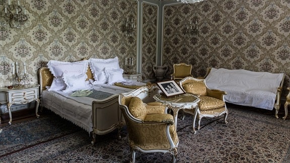 Schlafzimmer in Ceausescu-Villa, Bukarest