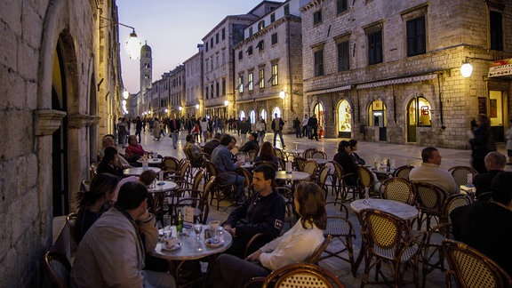 Abendstimmung in Dubrovnik, Kroatien