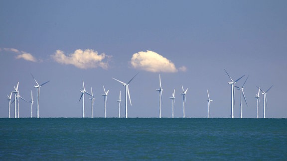 Offshorepark Roedsand Windkraftanlagen.