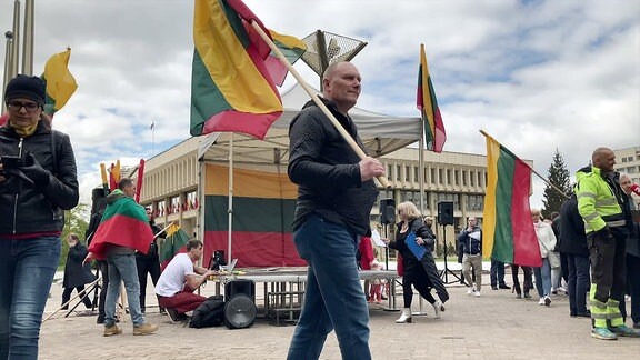 Demo in Litauen