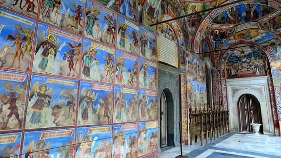 Fresken im Rila Kloster