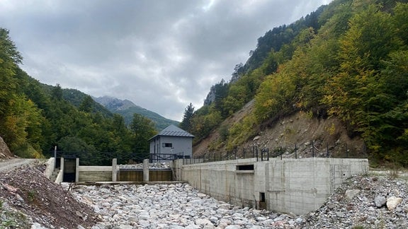 Kleines Wasserkraftwerk