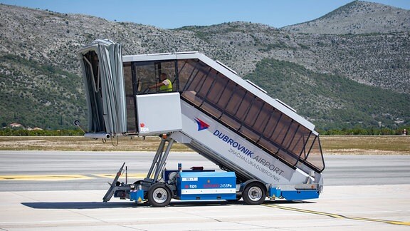 Flughafen - mobile Treppe 